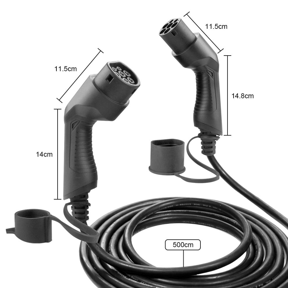 Kabel ładujący Besen Typ 2 - Typ 2 22 kW 5 m