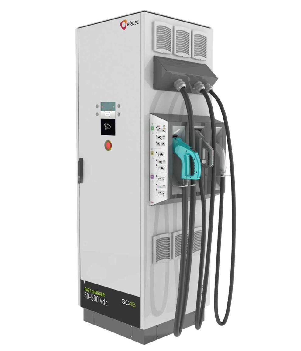 Stacja ładowania Efacec QC45 CCS Combo Chademo 50 kW DC